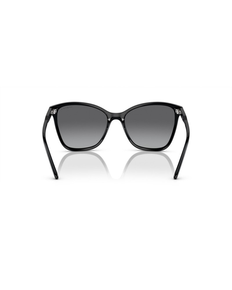Okulary przeciwsłoneczne Vogue VO 5520S 56 W44/T3 Czarne Damskie Motylki