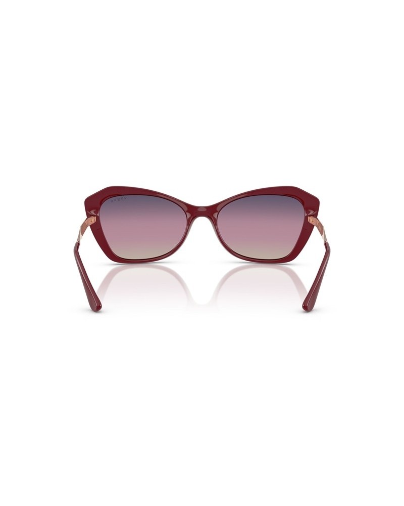 Okulary przeciwsłoneczne Vogue VO 5626S 56 2875U6 Czerwone Damskie Geometryczne