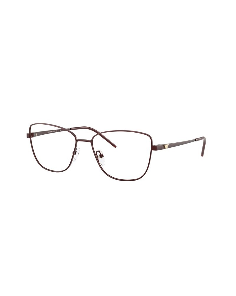 Okulary korekcyjne Emporio Armani EA 1172 55 3401 Czerwone Damskie Geometryczne