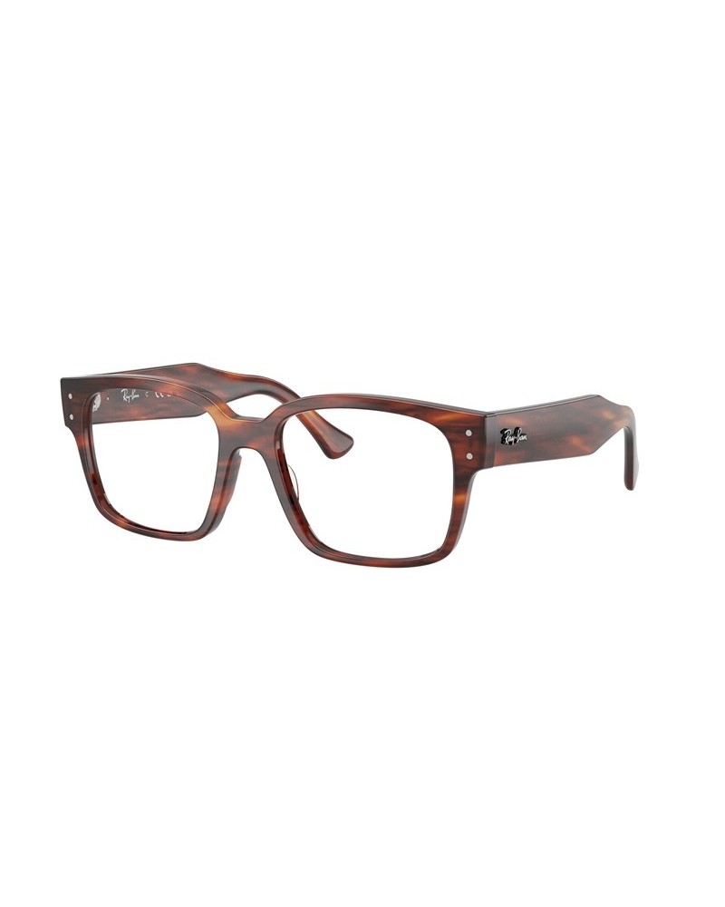 Okulary korekcyjne Ray-Ban RX 7256 53 8315 Brązowe Unisex Prostokątne