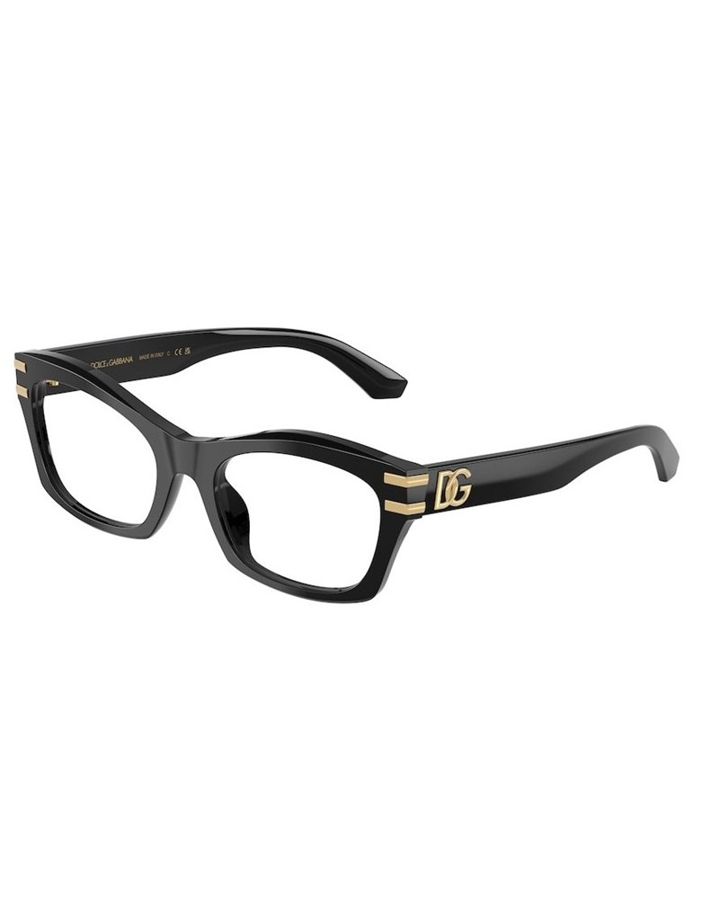 Okulary korekcyjne Dolce & Gabbana DG 3420 54 501 Czarne Damskie Motylki