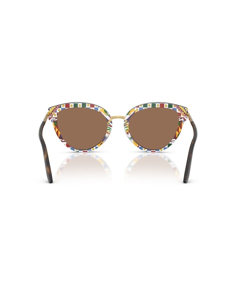 Okulary przeciwsłoneczne Dolce & Gabbana DG 4492 55 321713 Biały Damskie Motylki