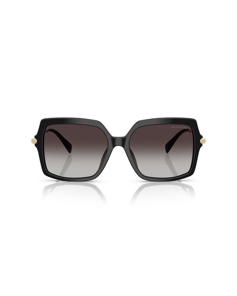 Okulary przeciwsłoneczne Michael Kors MK 2247U 57 30058G Czarne Damskie Prostokątne