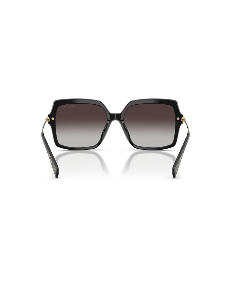 Okulary przeciwsłoneczne Michael Kors MK 2247U 57 30058G Czarne Damskie Prostokątne