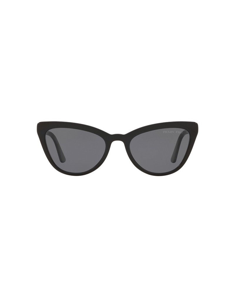 Okulary przeciwsłoneczne Prada PR 01VS 56 1AB5Z1 Czarne Damskie Kocie