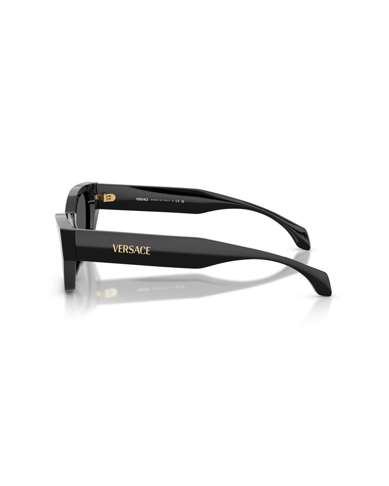 Okulary przeciwsłoneczne Versace VE 4488U 53 GB1/87 Czarne Damskie Kocie