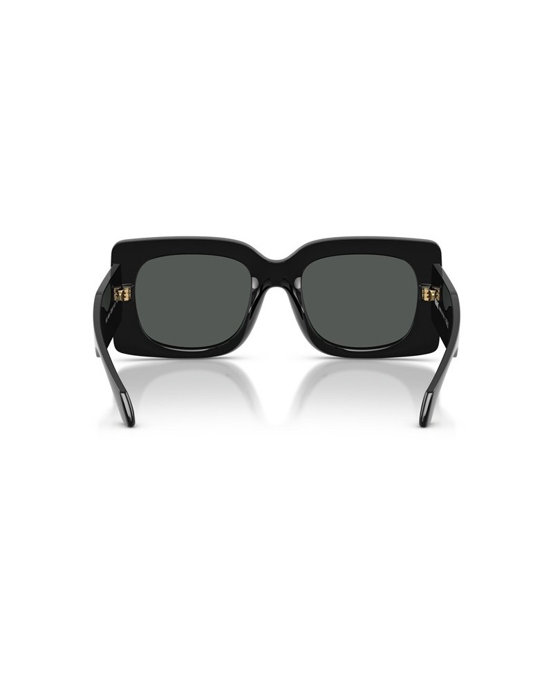 Okulary przeciwsłoneczne Versace VE 4496U 54 GB1/87 Czarne Damskie Prostokątne