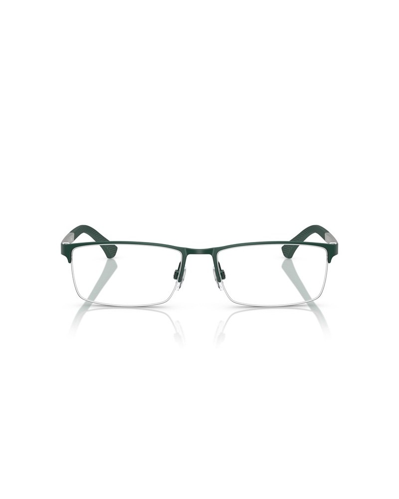 Okulary korekcyjne Emporio Armani EA 1041 55 3017 Zielone Męskie Prostokątne