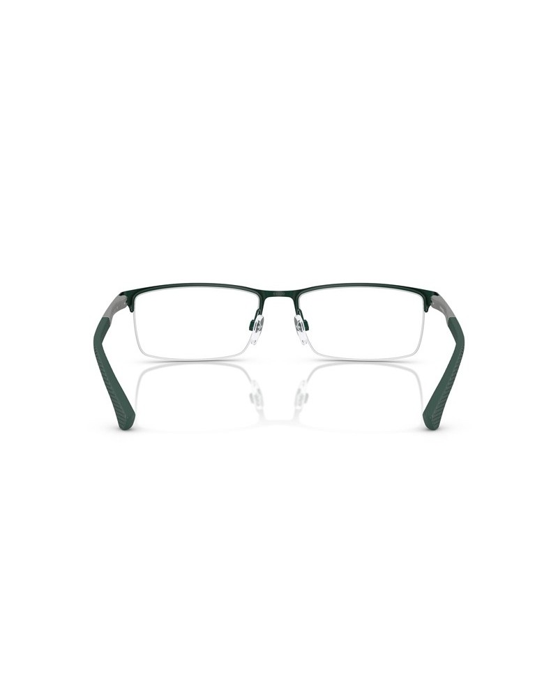Okulary korekcyjne Emporio Armani EA 1041 55 3017 Zielone Męskie Prostokątne