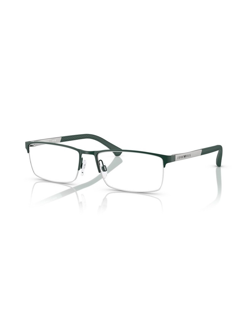 Okulary korekcyjne Emporio Armani EA 1041 57 3017 Zielone Męskie Prostokątne
