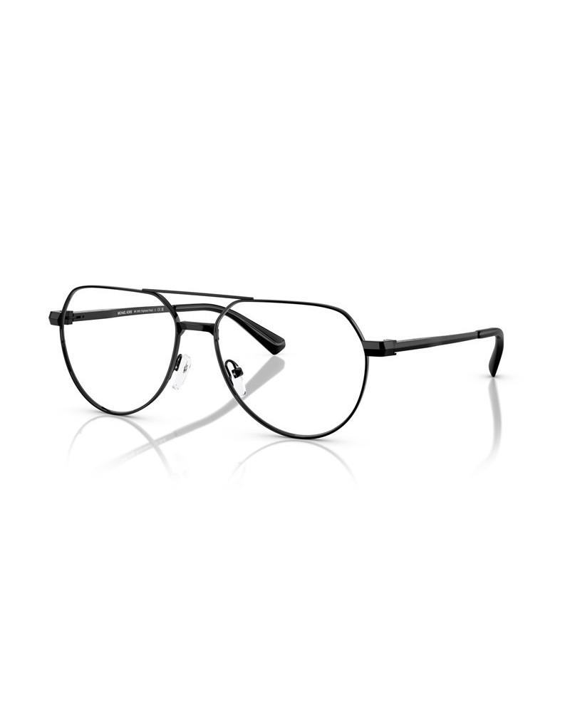 Okulary korekcyjne Michael Kors MK 3092 57 1005 Czarne Męskie Aviator