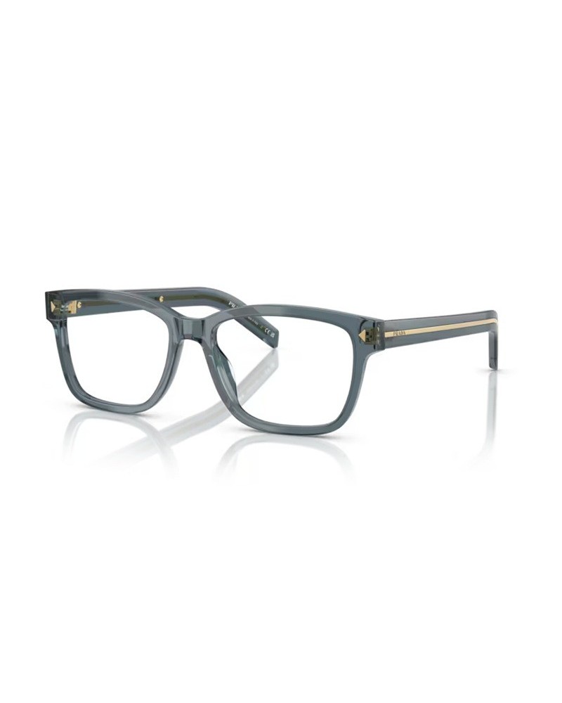 Okulary korekcyjne Prada PR B10V 55 17T1O1 Transparentne Męskie Prostokątne