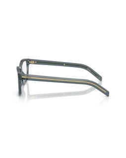 Okulary korekcyjne Prada PR B10V 55 17T1O1 Transparentne Męskie Prostokątne