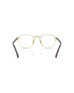 Okulary korekcyjne Prada PR B52V 53 5AK1O1 Złoty Męskie Owalne