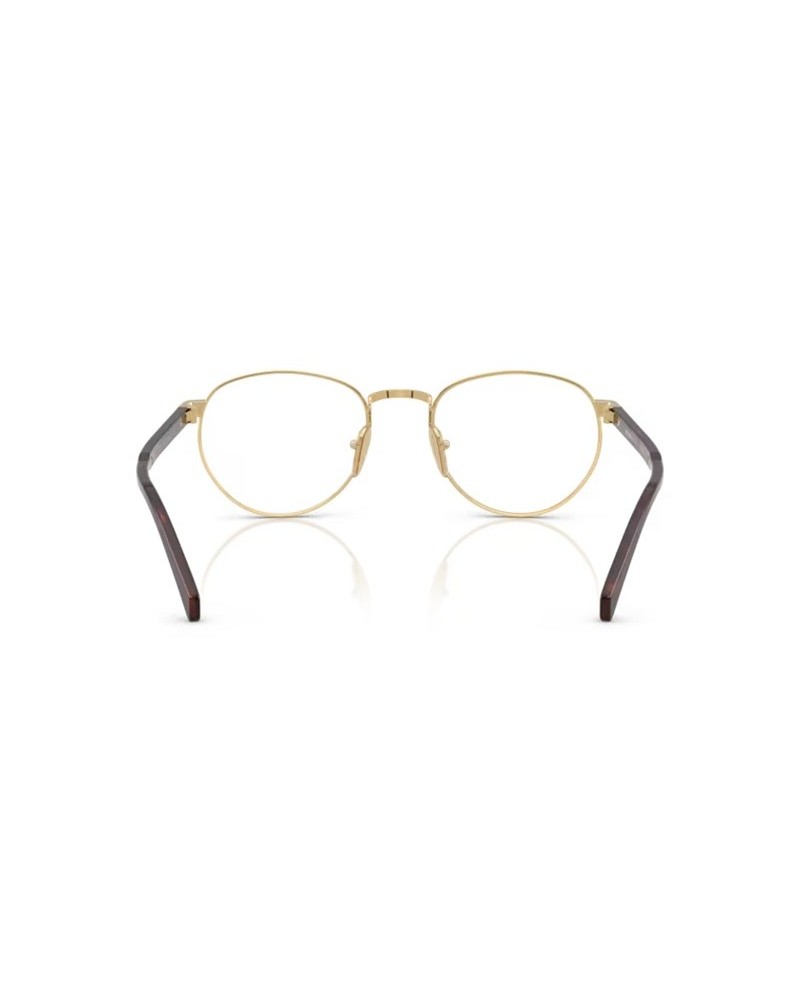 Okulary korekcyjne Prada PR B52V 53 5AK1O1 Złoty Męskie Owalne