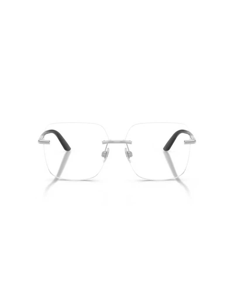 Okulary korekcyjne Dolce & Gabbana DG 1360 57 05 Srebrne Damskie Prostokątne