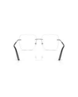 Okulary korekcyjne Dolce & Gabbana DG 1360 57 05 Srebrne Damskie Prostokątne