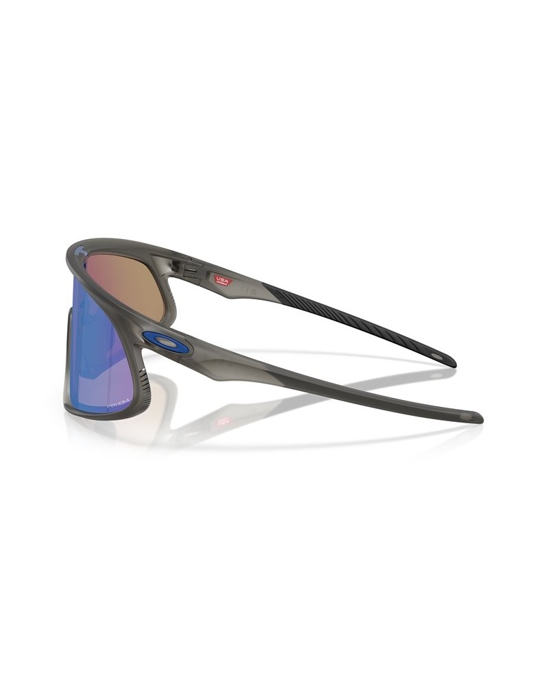 Okulary przeciwsłoneczne Oakley OO 9484D 49 948403 RSLV Szare Unisex Prostokątne