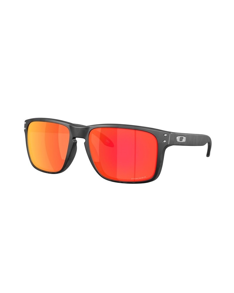 Okulary przeciwsłoneczne Oakley OO 9487 61 948706 HOLBROOK XXL Czarne Unisex Prostokątne