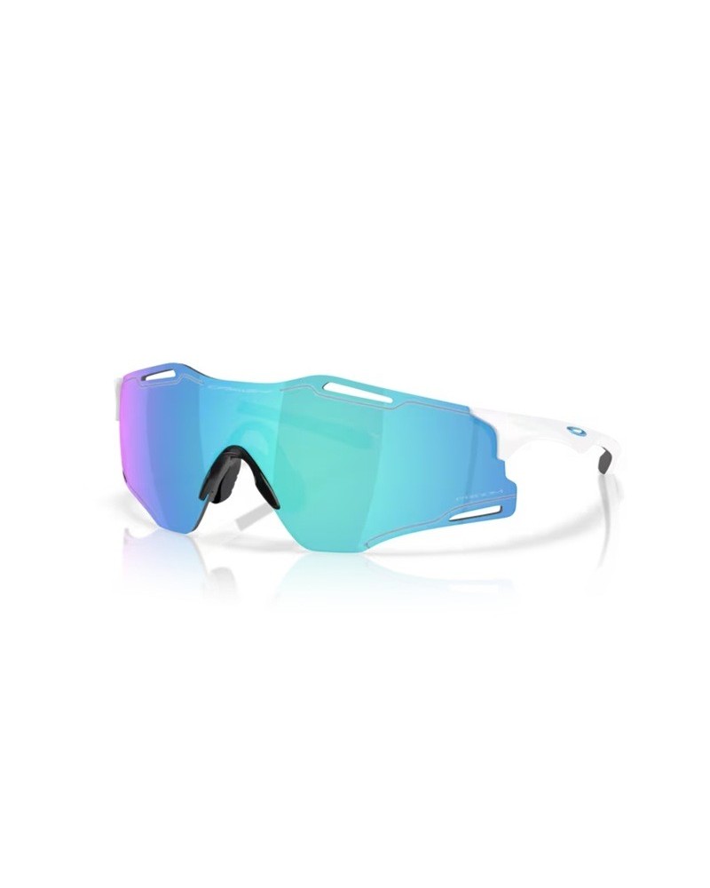 Okulary przeciwsłoneczne Oakley OO 9512D 39 951202 CYBR ZERO Biały Unisex Prostokątne