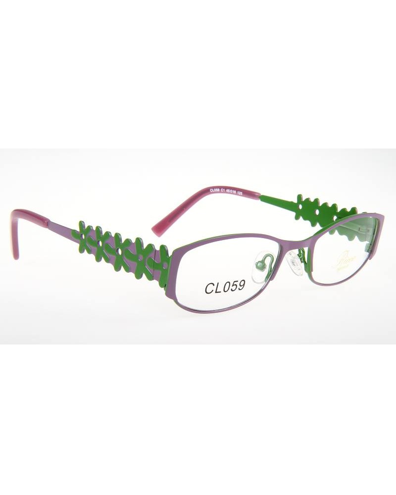 Okulary korekcyjne RICCO KIDS CL059 FIOLETOWO-ZIELONE